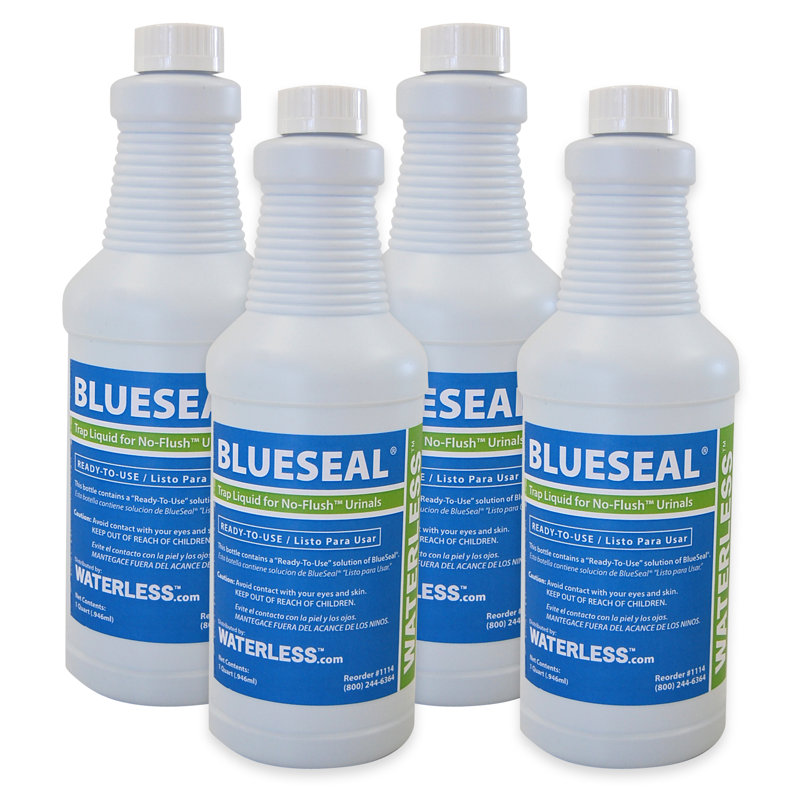 Waterless BlueSeal Quart Urinal Trap Seal Liquid Wayfair Canada